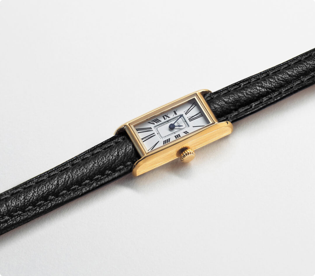 Kimsey Watch with gold hardware