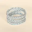 Kumali Braided Bracelet - Large / Silver - CHICA Boutique + Art Studio