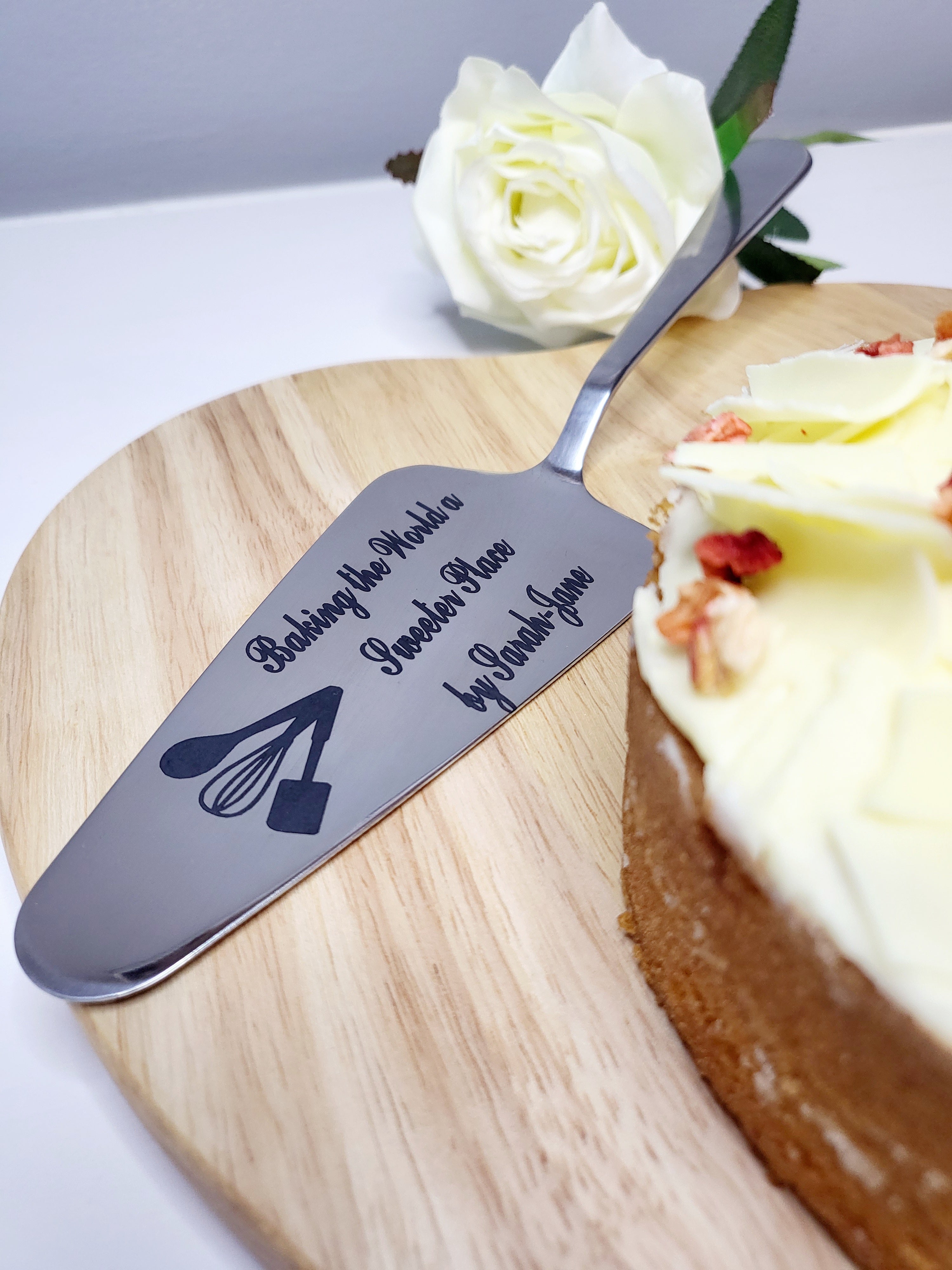 Personalised Wedding Cake Knife Set – Creations By Taii