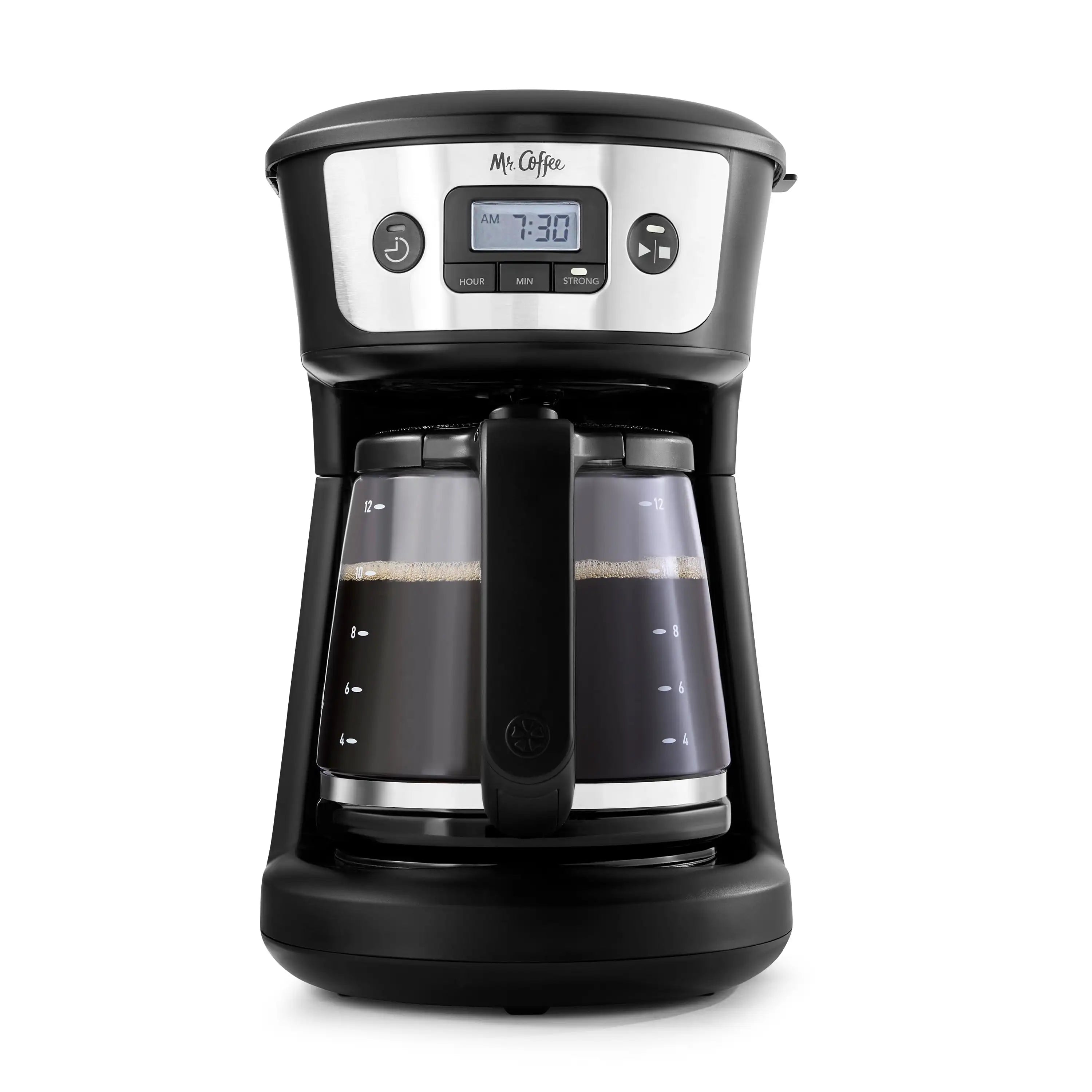 Mr. Coffee 12-Cup Programmable Coffee Maker with Strong Brew Selector