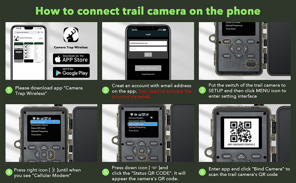 Celluar Trail Camera 4G LTE Wireless Game Camera
