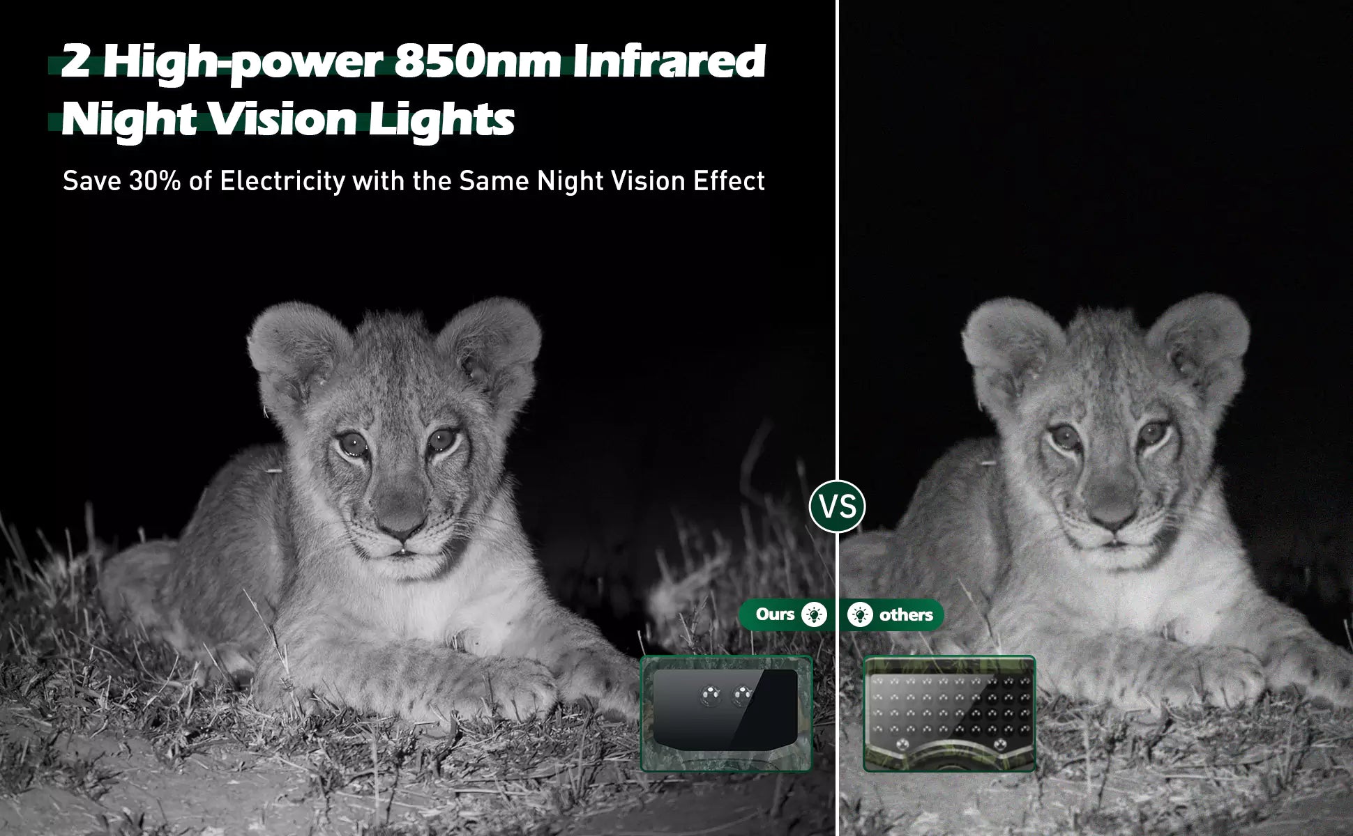 4K Low glow Hunting Trail Camera