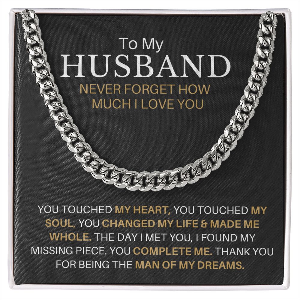 My Husband | Man of my Dreams- Cuban Link Chain