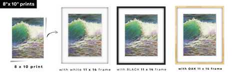 CHOOSING FRAMES, MATS AND SIZES for ART PRINTS - with SHOPPING LINKS –  JULES SMITH ART