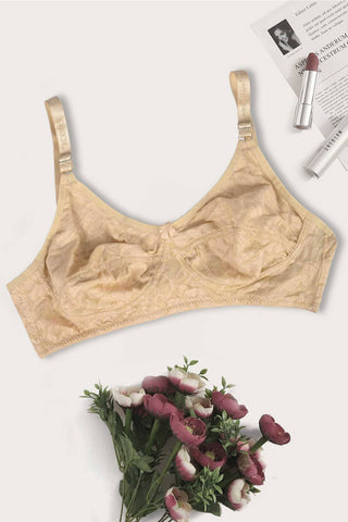 Vancouver Women's Floral Lace Design Padded Bra