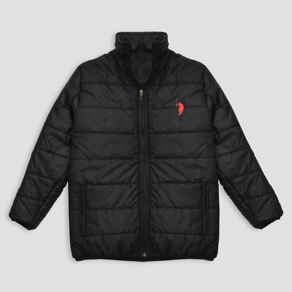 men's polo bubble jacket