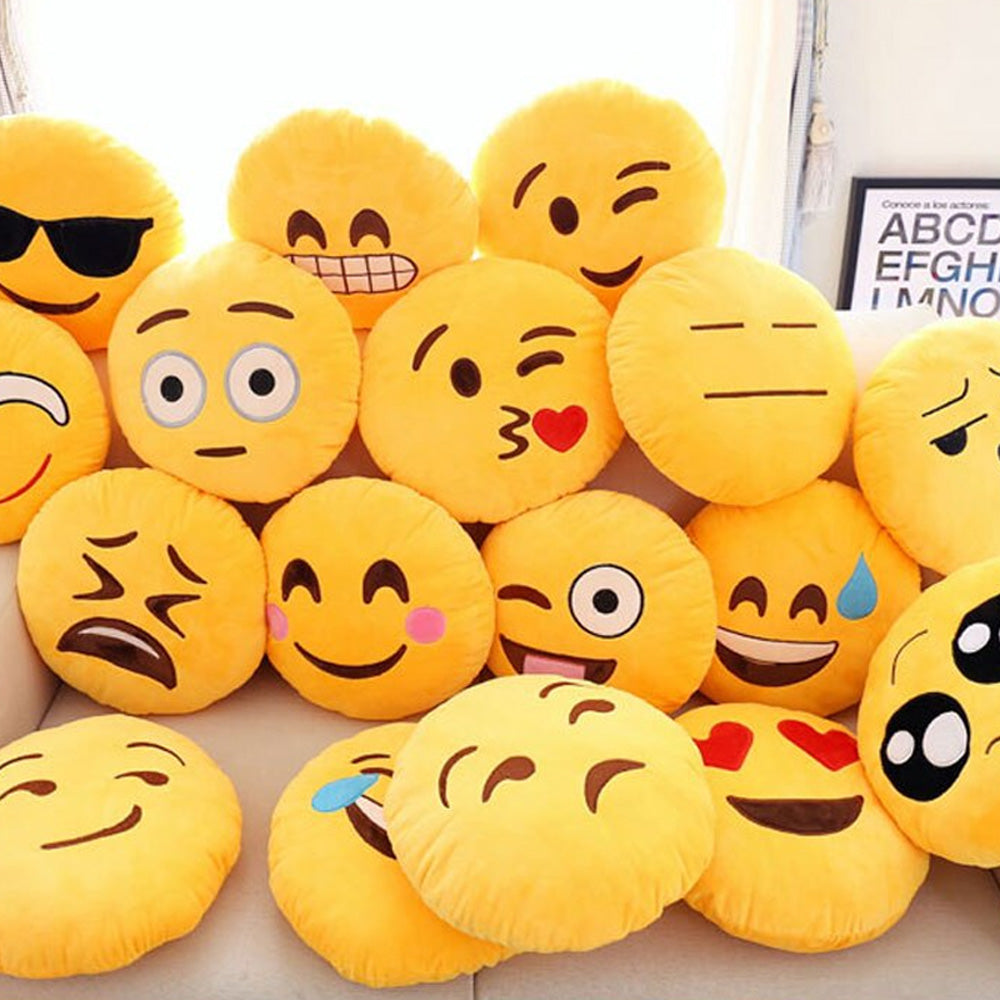 Emoji Printed Style Cushion Cover
