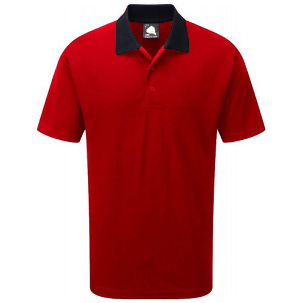 Contrast Collar Short Sleeve Polo Shirt