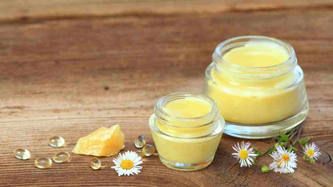 A jar of oil for oil pulling