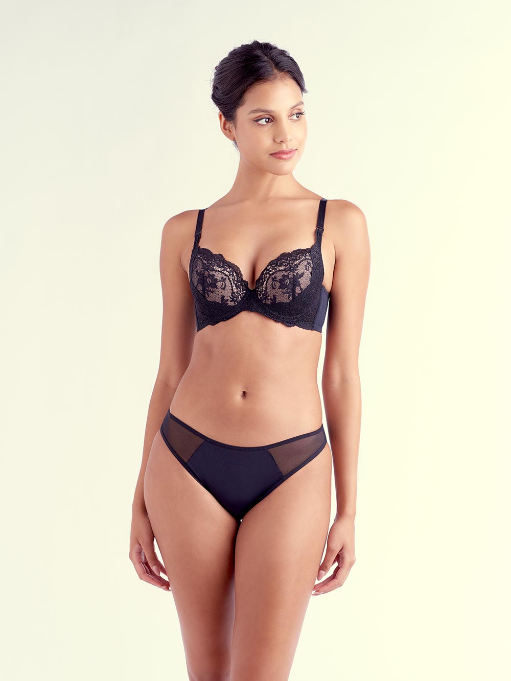 Rell Push-Up Bra, Petites, Extra Wide Band, Removable Push-Up Pads