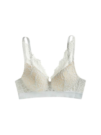 Gillian Wire-free Bra, Petite, Deep-plunge, Light Contoured Cup, Lace