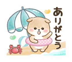 Japanese summer beach