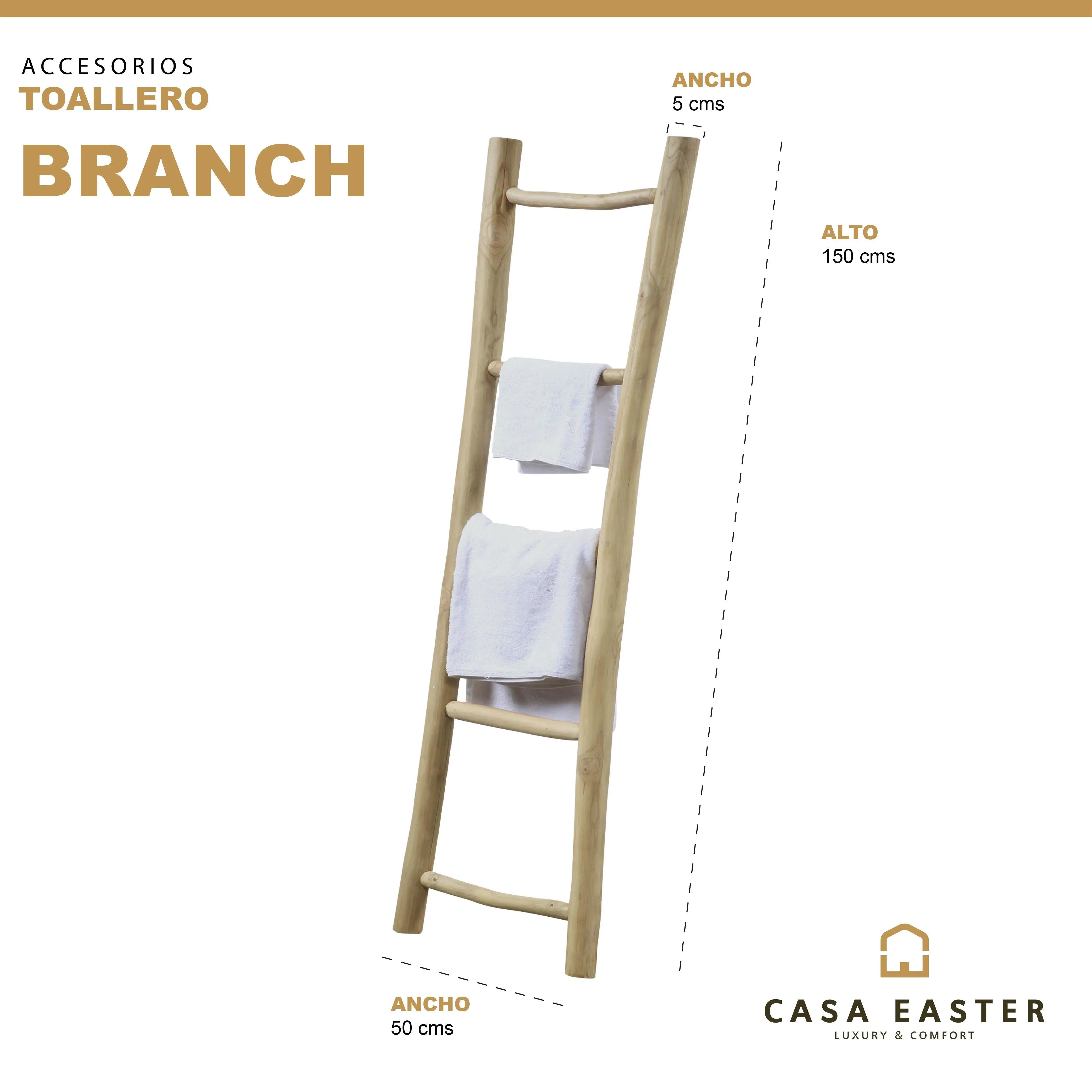 Escalera toallero Natural BRANCH-131580.02 - CasaEaster