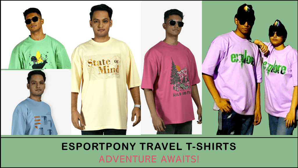 Esportpony's travel t-shirts