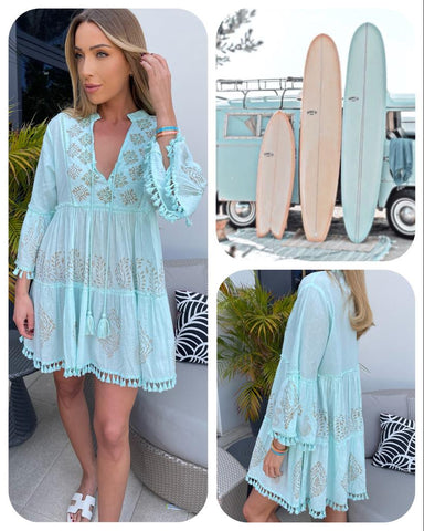 marbella-broiderie-kaftan-turquoise