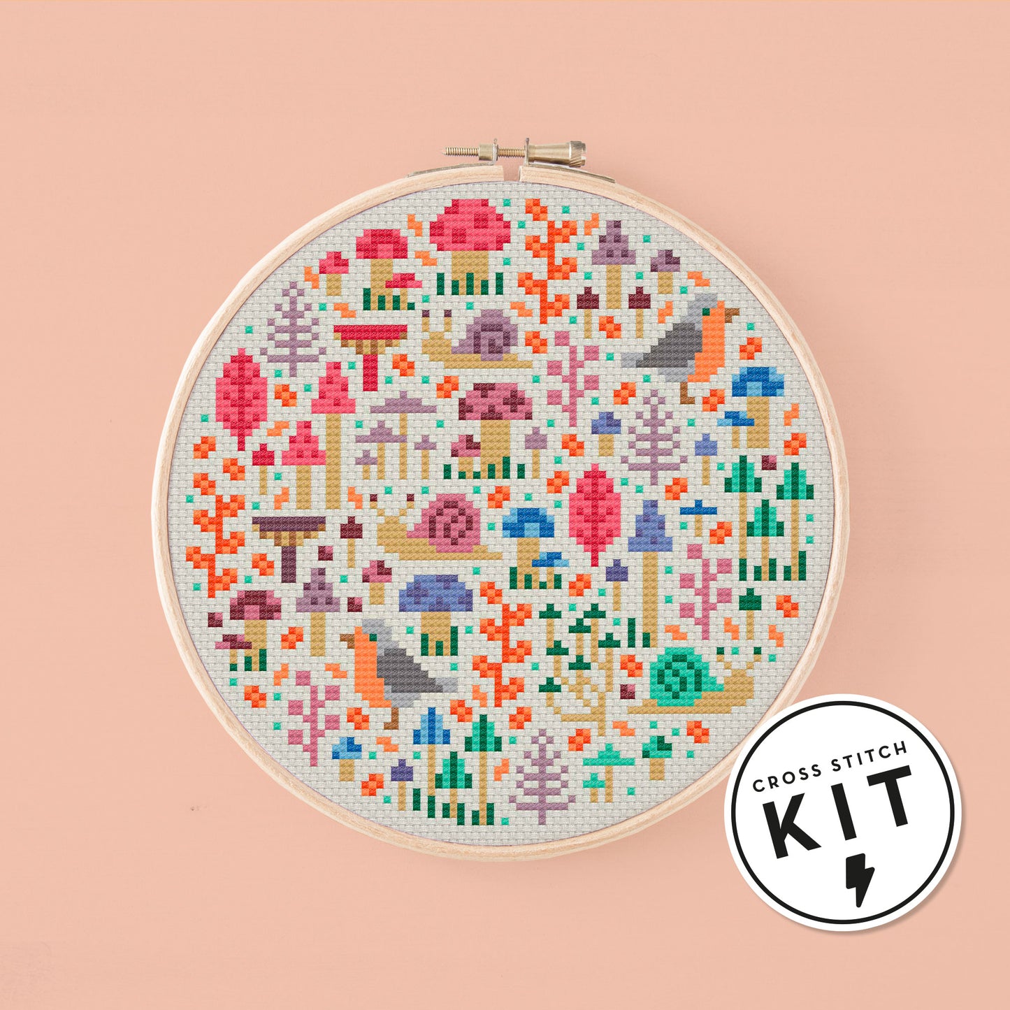 Garden Cat - Cross Stitch Kit – unabuenapieza