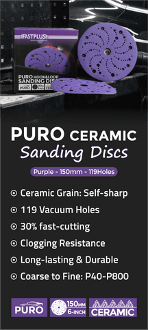 PURO ceramic sanding discs F737 replacement of Cubitron II 737U PURO Keramik-Schleifscheiben F737 Ersatz für Cubitron II 737U