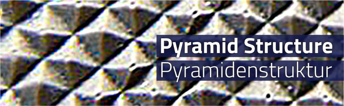 the pyramid structure of 150mm Flexpro Trizact Fine Finishing Foam Discs FF19