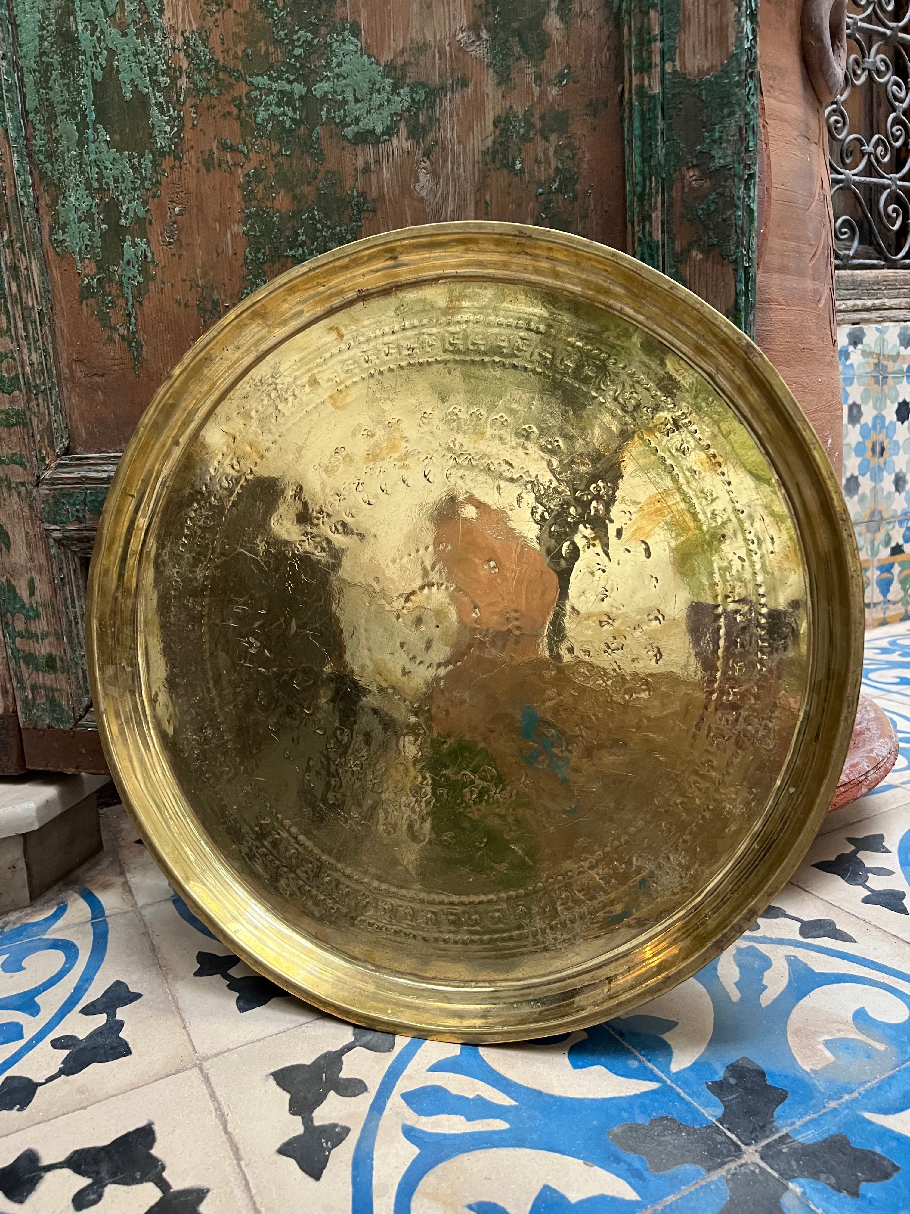 Floreren spiritueel voeden Marokkaans dienblad - goud – MaisonBE
