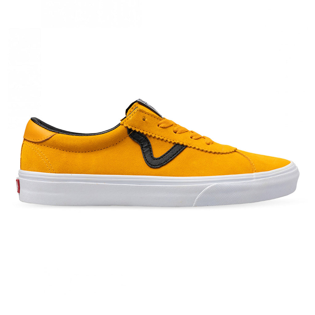 suede yellow vans