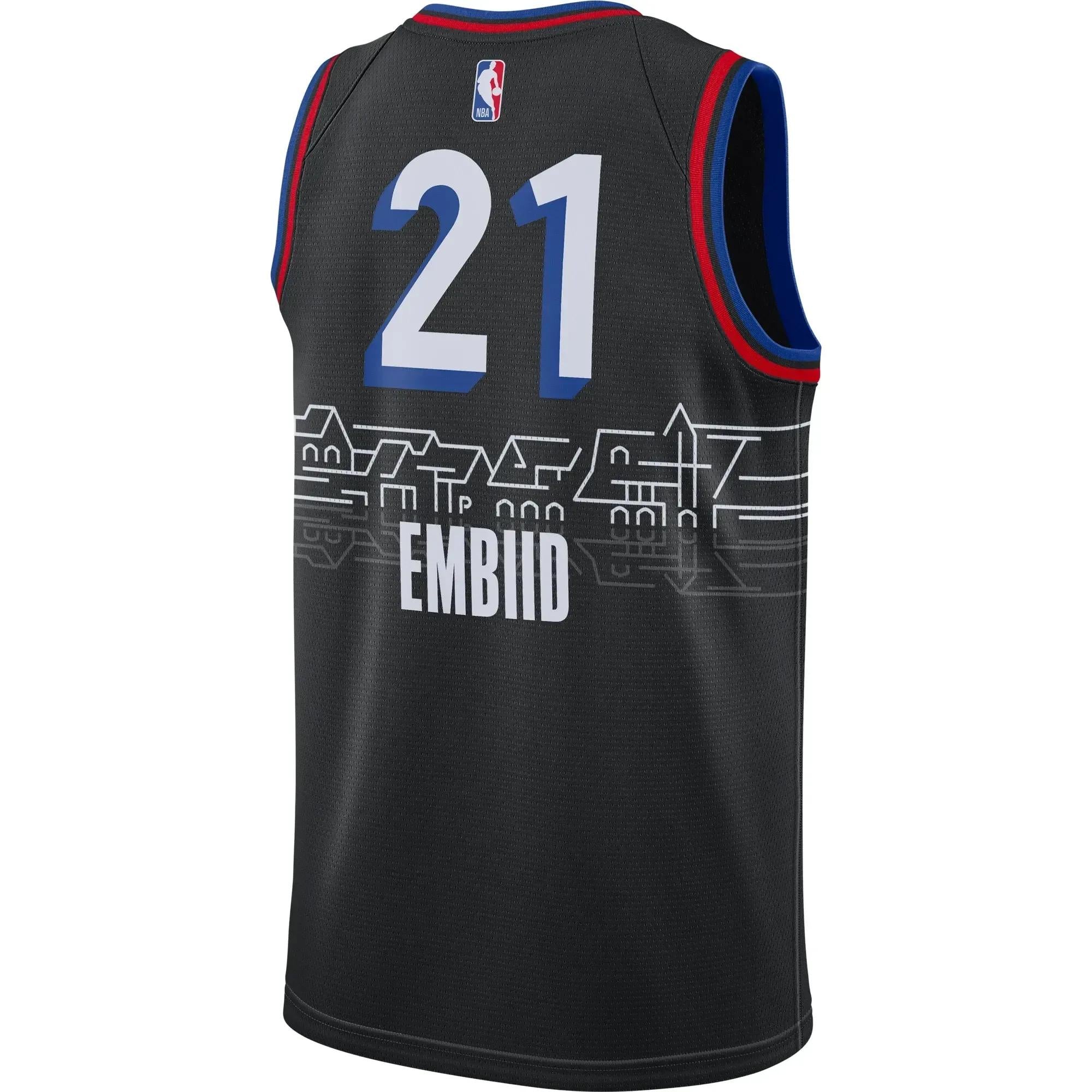 black embiid jersey