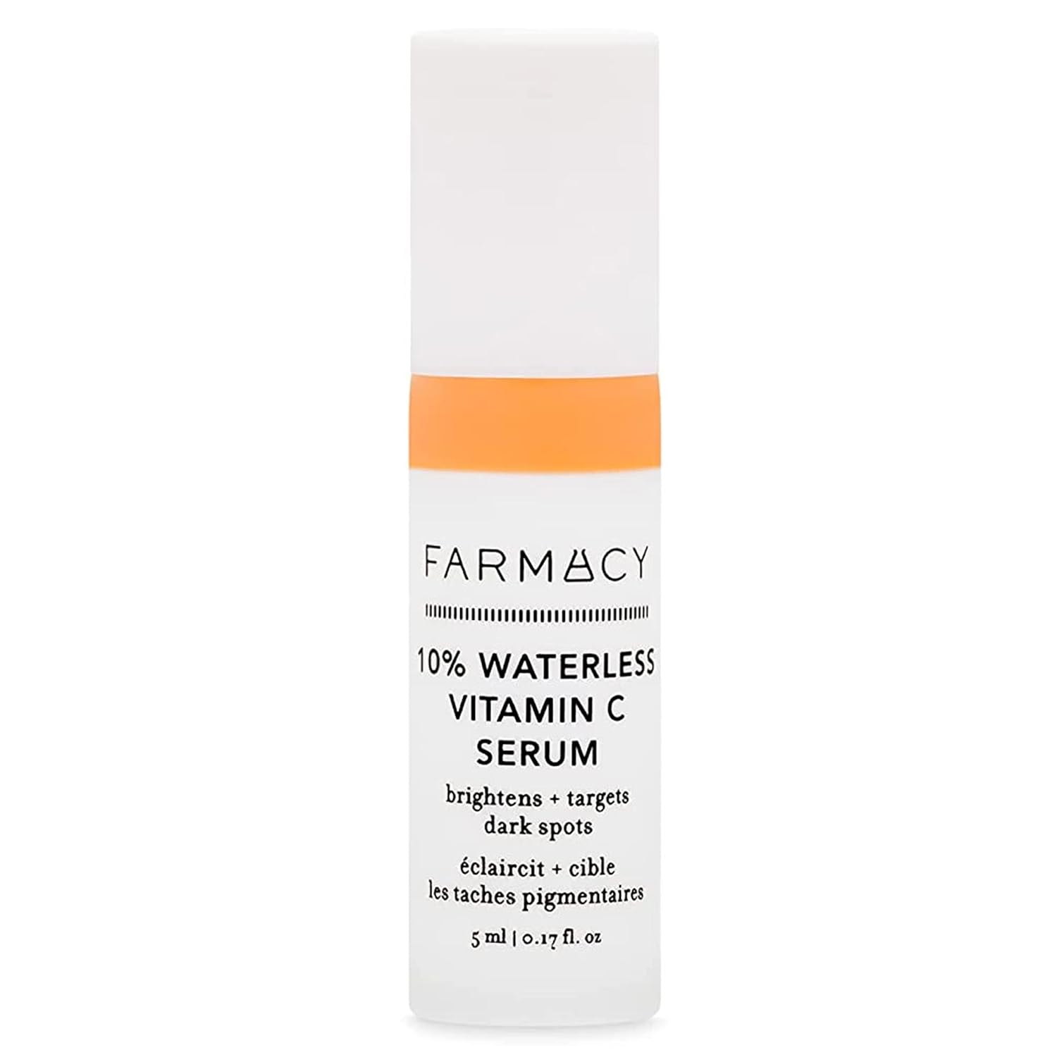 Farmacy's Vitamin C Serum: A 10% Solution for Brighter Skin - Waterless Formula for Face - Targets Dark Spots - Antioxidant Powerhouse with Ferulic Acid (5ml)