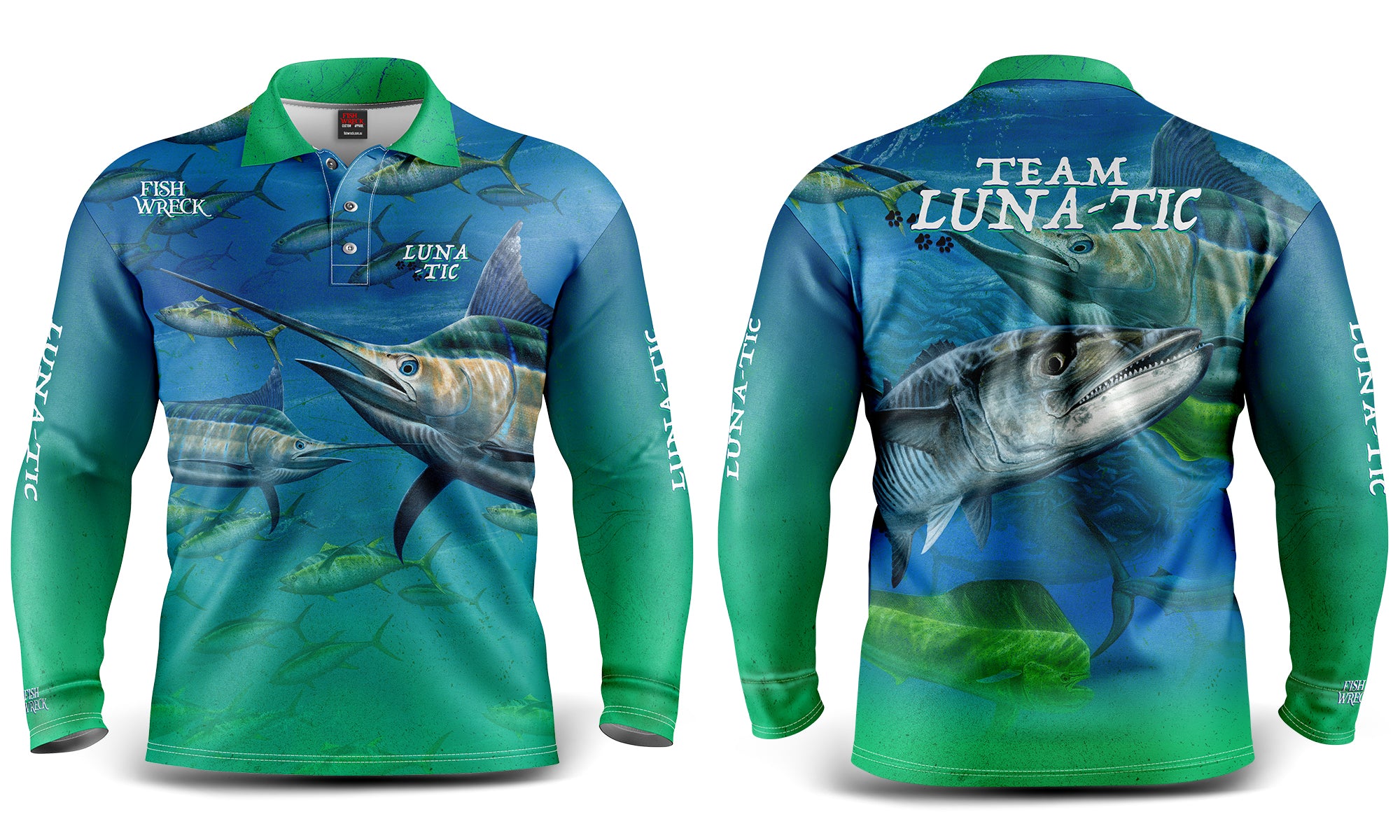 Custom Fishing Shirts - Australian Made Sublimated Fishing Apparel