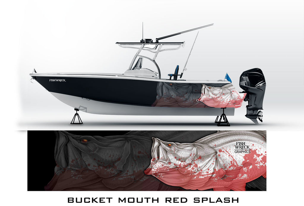 Boat Wraps  Exclusive Artist - Nick Laferriere - Fishwreck