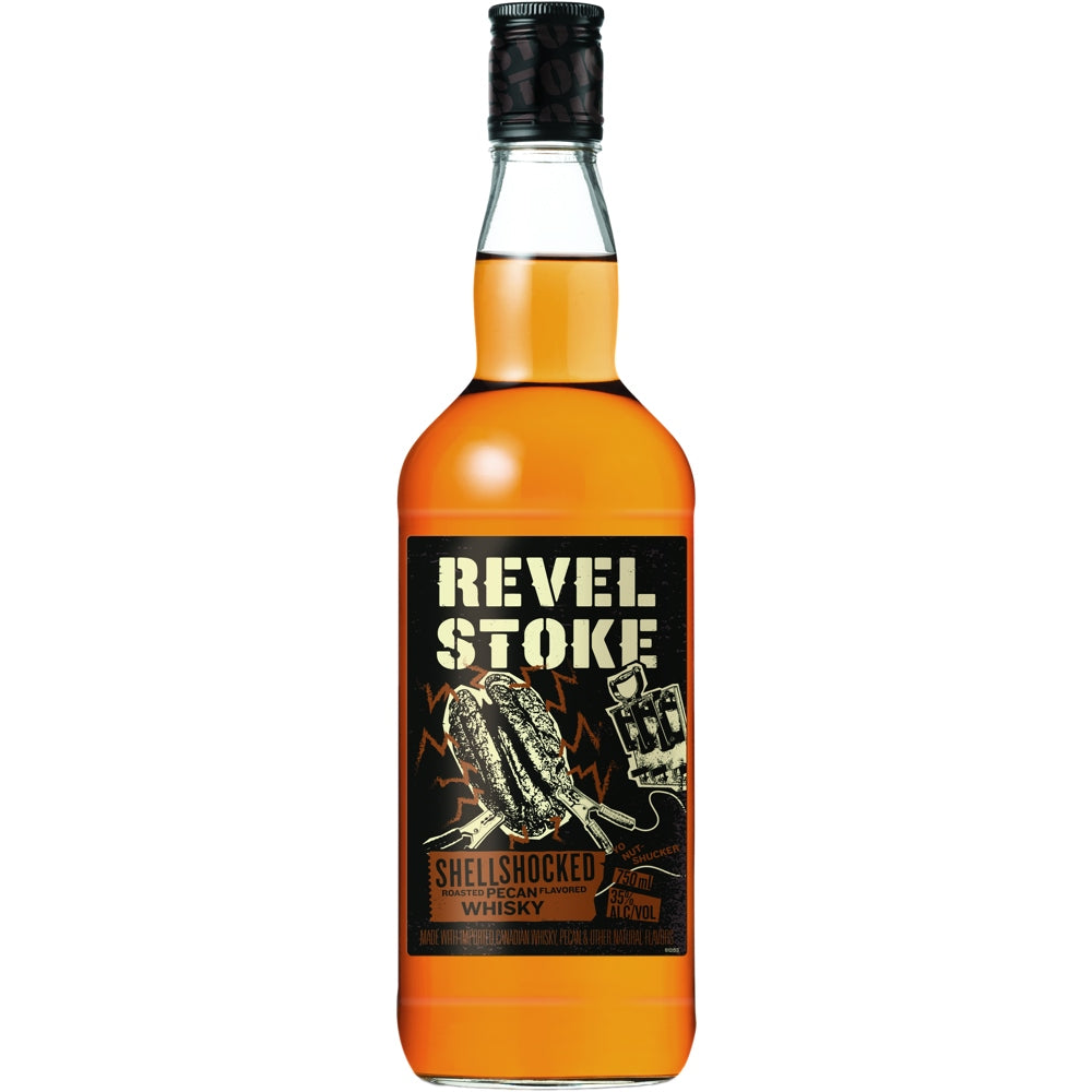 Revel Stoke Roasted Pecan Flavored Whiskey Shellshocked 70 750ml