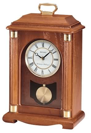 Seiko CHIME CARRIAGE MANTEL CLOCK WITH CHIME - The Luxury Home Store