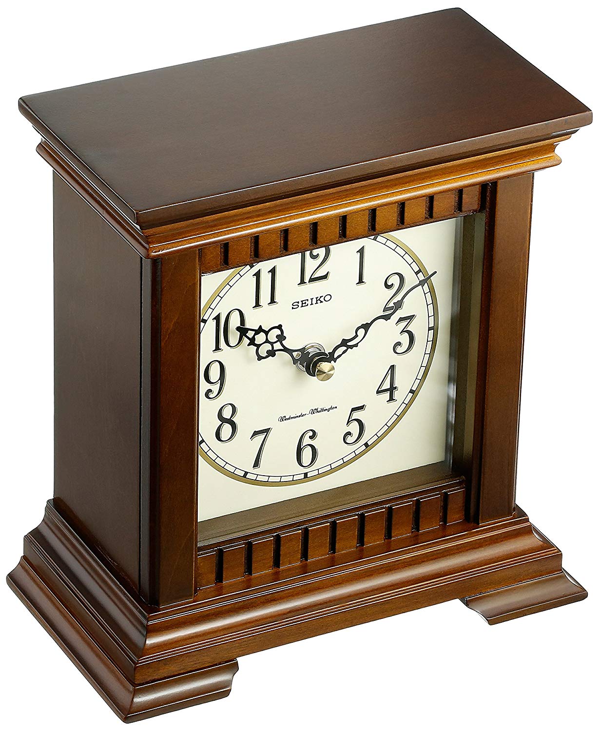 Seiko DESK CLOCK WITH CHIME QXJ028BLH - The Luxury Home Store
