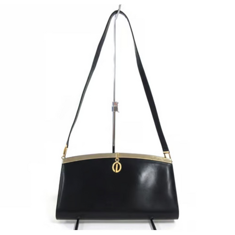 Dior Mod Purse Navy Blue with Gold Clasp