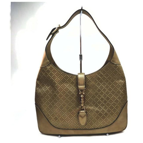 Gold Gucci Purse Jackie Hobo Style with Removable Strap