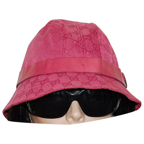 Pink gucci Bucket hat