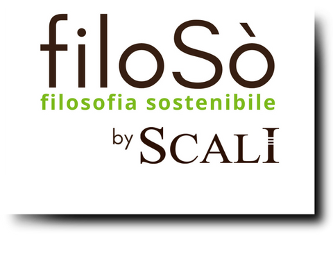 Logo FiloSò - Filosofia Sostenibile by Scali ricerca di soluzioni moda sostenibile