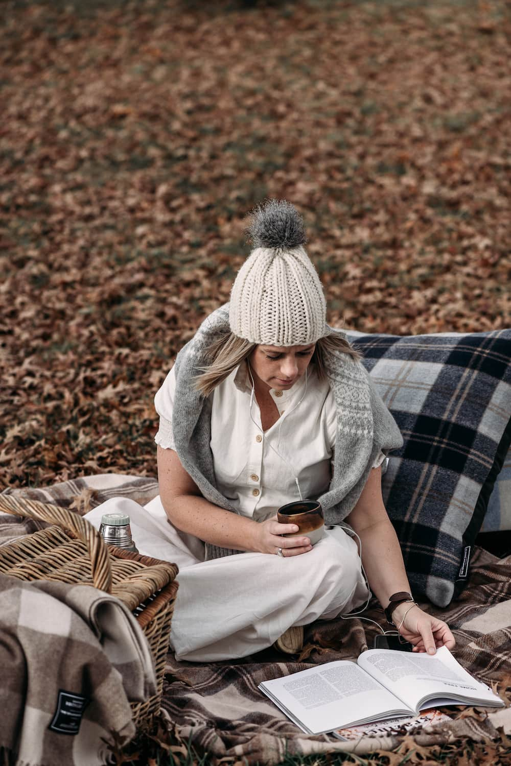 Picnic with thermos at home Belinda Neame Hold Cottage Tim Bean Photography Grampians Goods Co