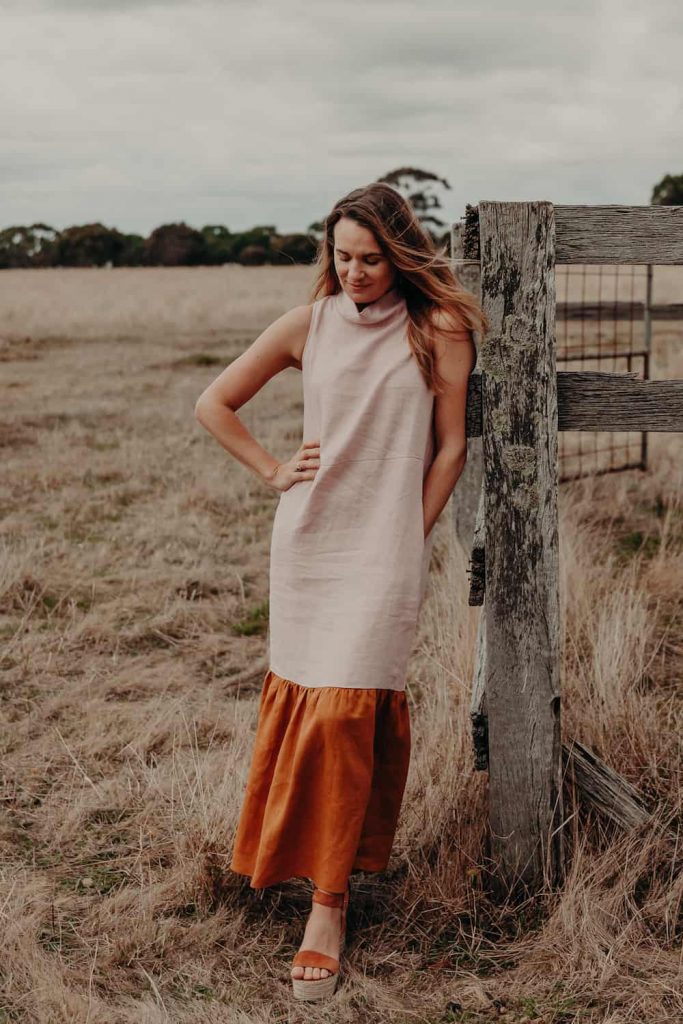 Spinifex shoot Amanda the audrey dress