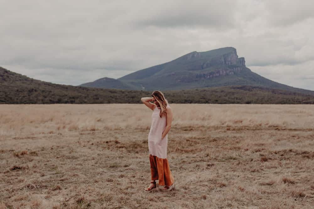 Spinifex shoot Amanda the audrey dress