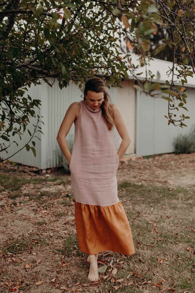 Spinifex shoot Amanda the audrey dress