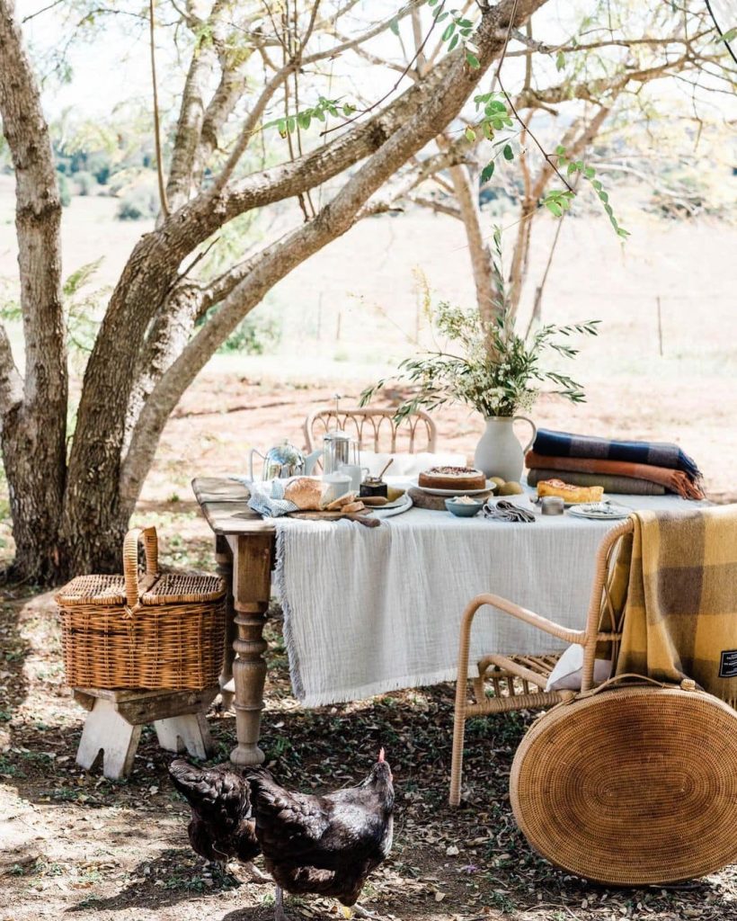 garden picnic Hannah Puechmarin & Albert and Grace grampians goods co