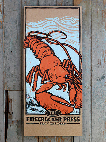 From the Deep Lobster Poster – The Firecracker Press