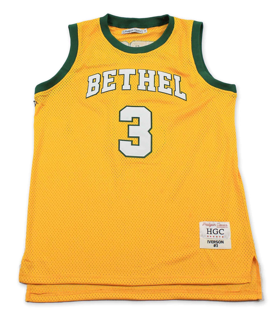 Allen Iverson Bethel High School Yellow 