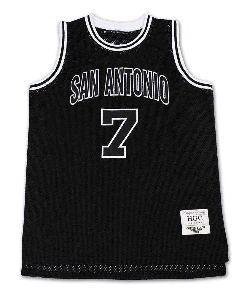 San Antonio Coffee Black Basketball Jersey