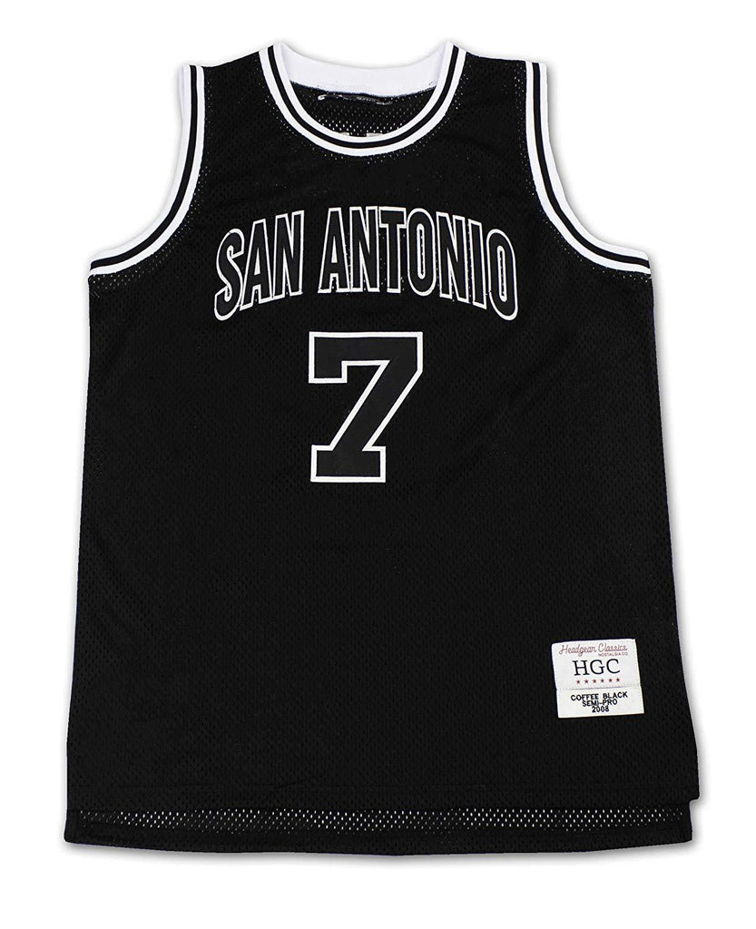 coffee black spurs jersey