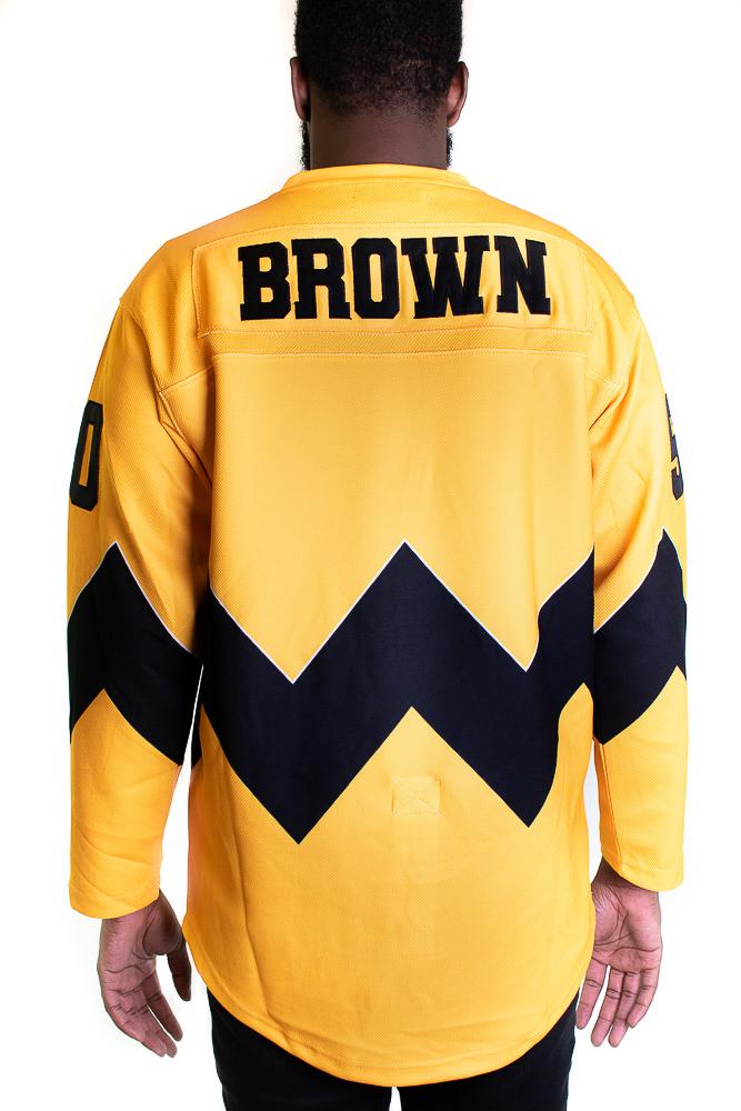 Charlie Brown Peanuts Yellow Hockey Jersey