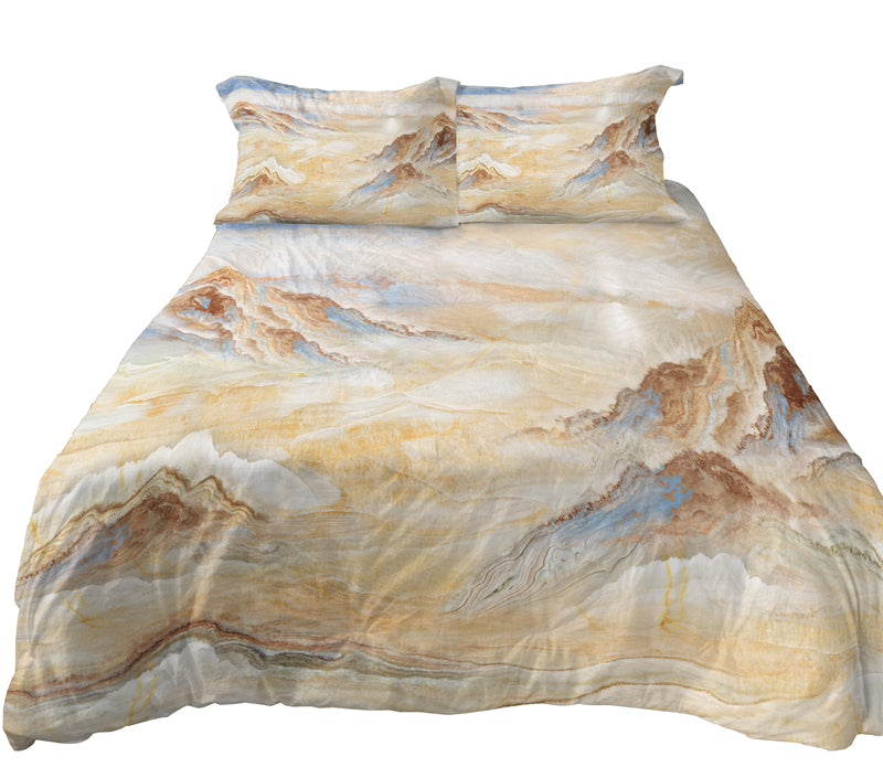 Unique Mountains Marble And Rose Gold Bedding 3 Pc Www Anoleu Com