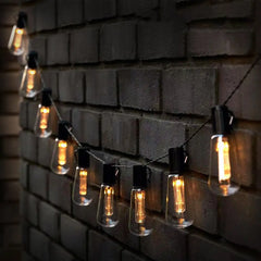 Solar Edison Bulb Waterproof String Lights