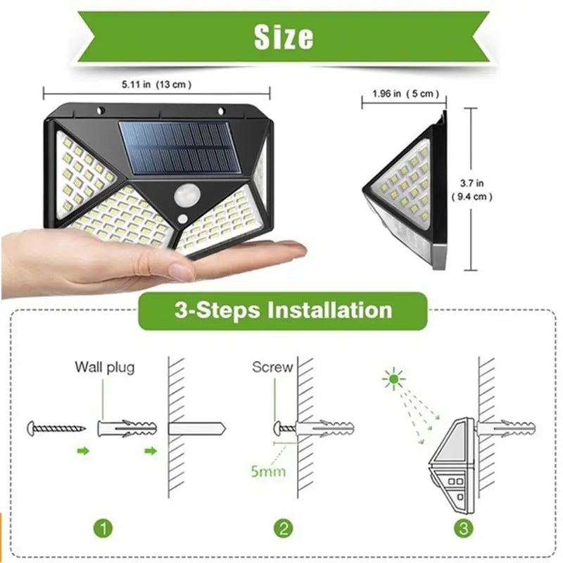 Solar Wall Outdoor Lights