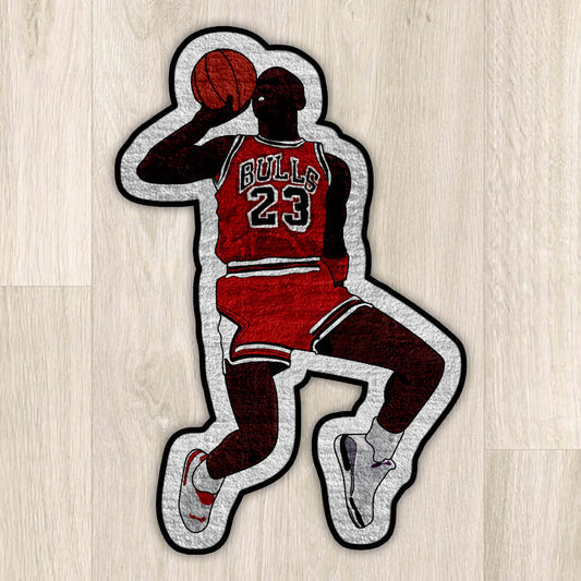 Michael Jordan #23 Chicago Bulls Artwork Rug