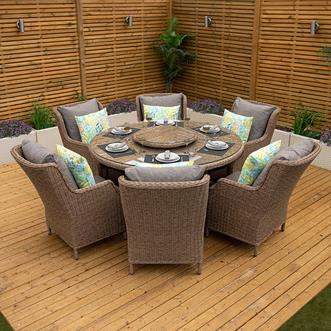 Robert Charles Boston 6 Seater Garden Furniture Set